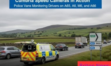 Cumbria Speed Cameras: Police Vans Monitoring Drivers on A65, A6, M6, and A66