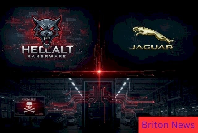 Jaguar Land Rover Cyberattack 2025: HELLCAT Ransomware Shuts Down UK Production
