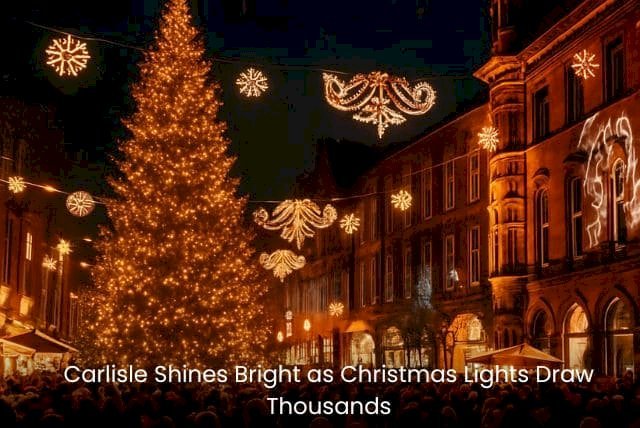 Carlisle Shines Bright as Christmas Lights Draw Thousands