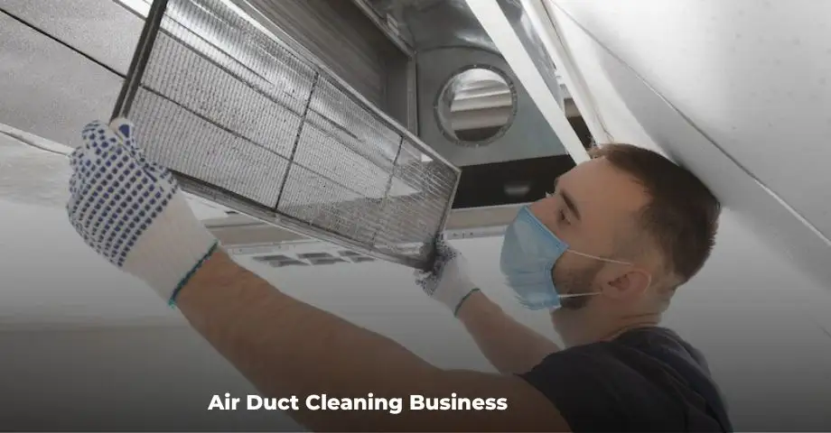 professional air duct cleaning service inside residential HVAC ventilation system