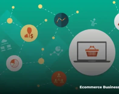 Ecommerce business intelligence dashboard showing sales and analytics data