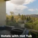 luxury hotel room with private hot tub and spa jacuzzi