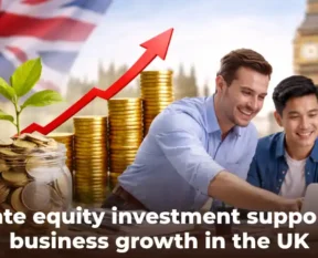 Private Equity for Growing Businesses UK investment concept