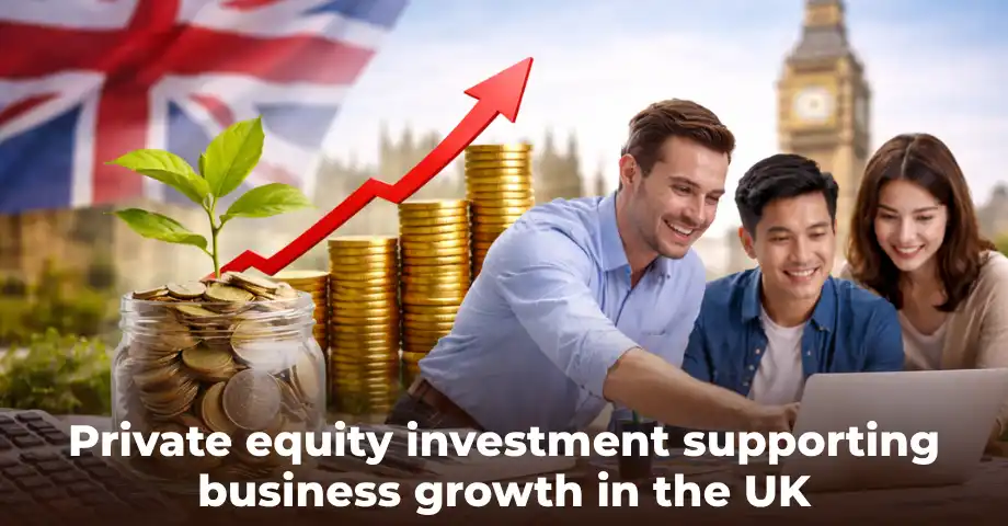 Private Equity for Growing Businesses UK investment concept