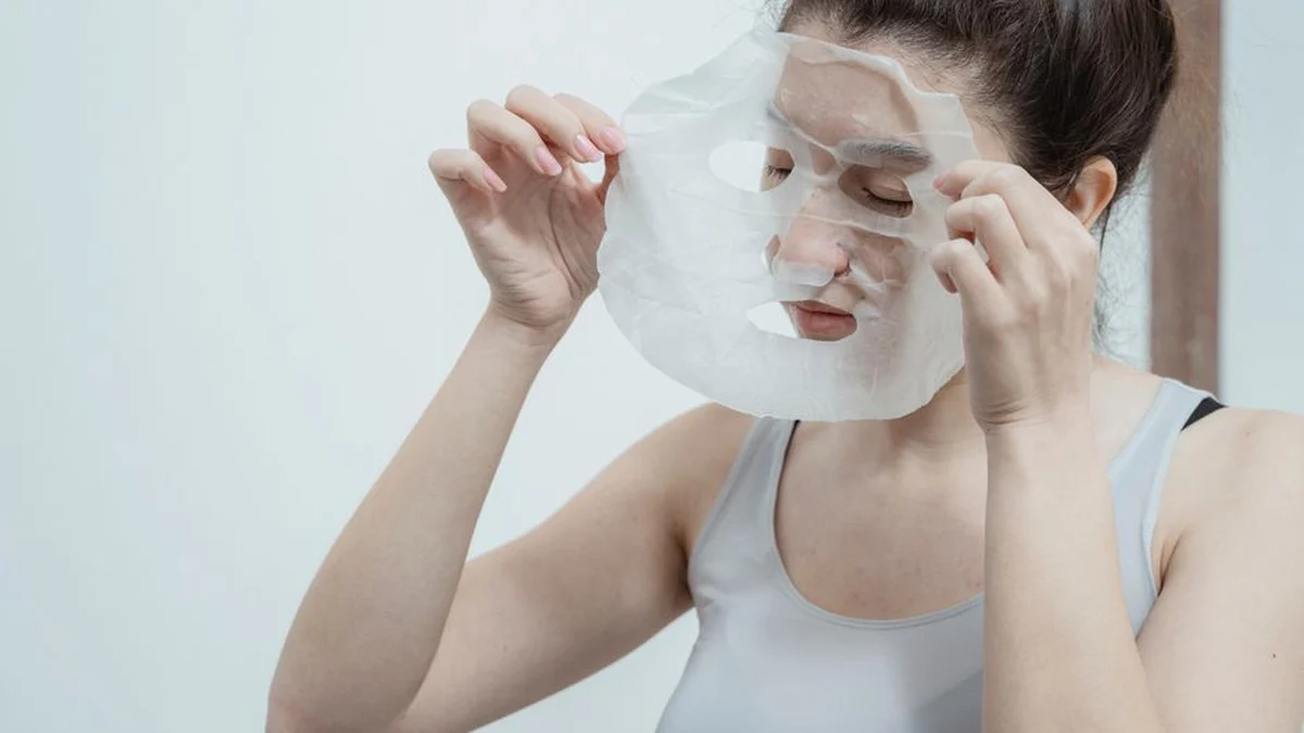 sheet masks in practice — step by step